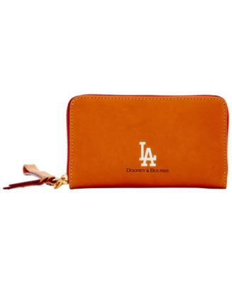 Dooney & Bourke MLB Los Angeles Dodgers Large Zip Around Wristlet Wallet