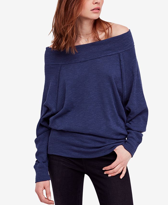 Free People Palisades Off-The-Shoulder Sweater - Macy's