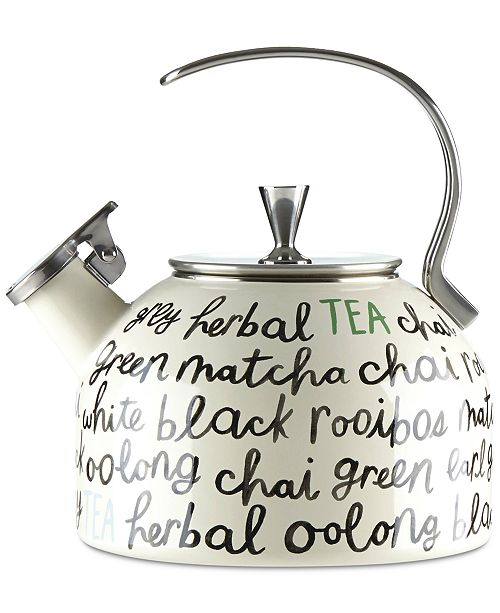 Kate Spade New York All In Good Taste Piping Hot Tea Kettle Reviews Kitchen Gadgets Kitchen Macy S