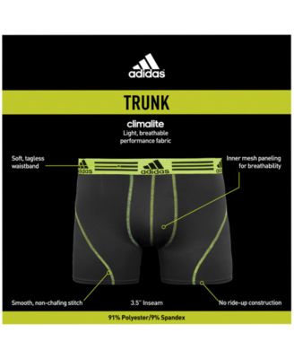 adidas men's sport performance climalite trunk