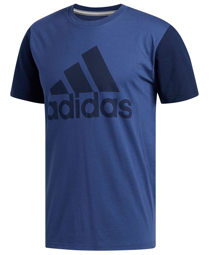 adidas Men's Colorblocked Logo T-Shirt & Reviews - T-Shirts - Men - Macy's