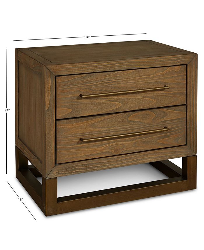 Furniture Closeout! Prato USB Outlet Nightstand, Created for Macy's