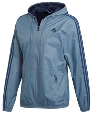 adidas men's essentials hooded wind jacket