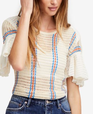 Free People - Babes Only Open-Knit Top