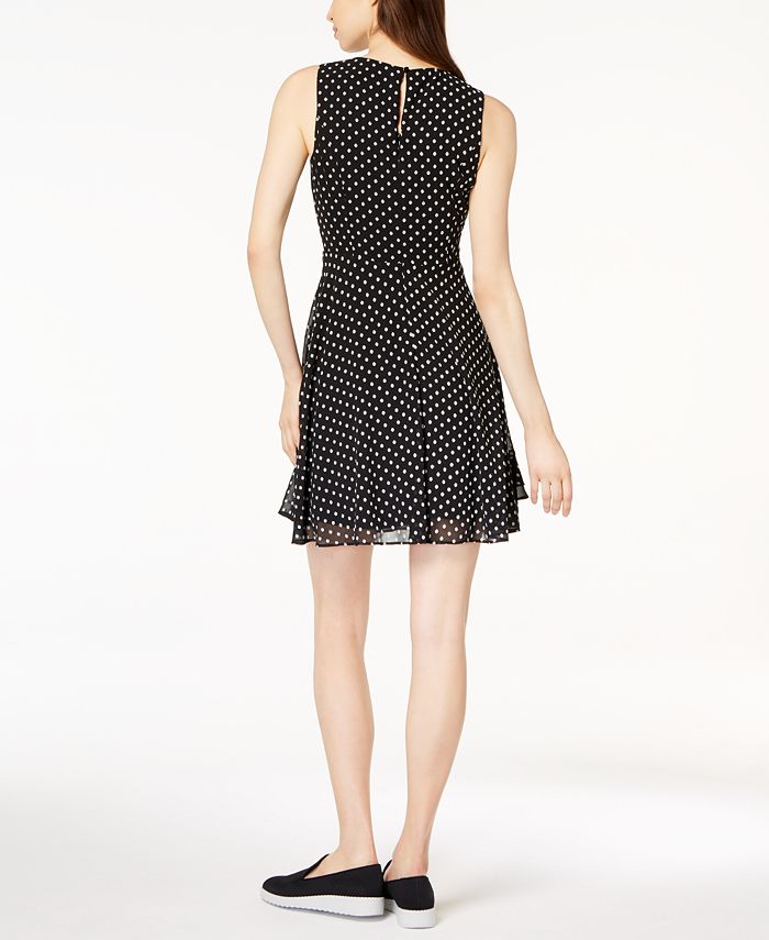 Maison Jules Ruffled Fit & Flare Dress, Created for Macy's - Macy's