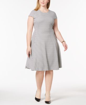 plus size gingham dress
