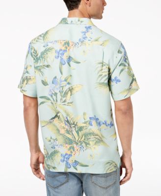 Tommy Bahama Men's Bird Dream Tropical-Print Silk Shirt - Macy's