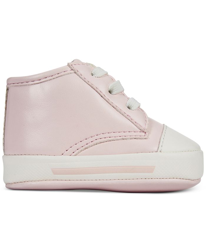 First Impressions Baby Girls Pink Sneakers, Created for Macy's - Macy's