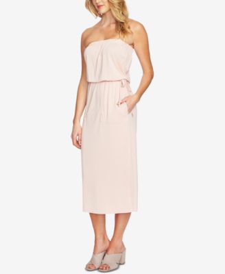 1.STATE - Strapless Drawstring Dress