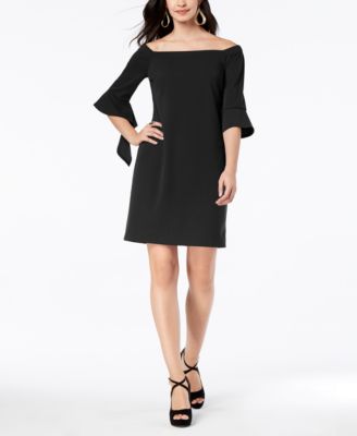 macy's off the shoulder dress