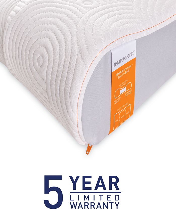 TempurPedic Dual Position Support Memory Foam Pillow Macy's