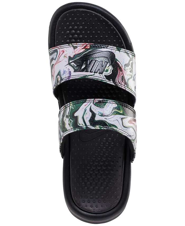 Nike Women's Benassi Duo Ultra Slide Sandals from Finish Line & Reviews ...