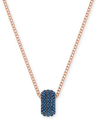 Swarovski - Pav&eacute; Crystal Round Pendant Necklace