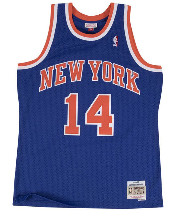 Mitchell & Ness Men's Anthony Mason New York Knicks Hardwood Classic ...