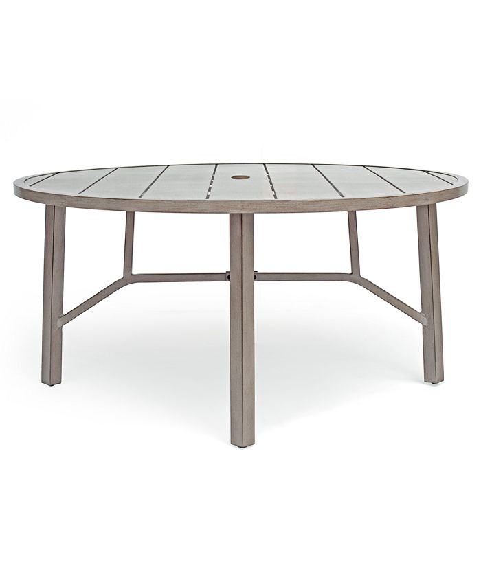 Agio Wayland Aluminum Outdoor 60" Dining Round Table, Created for Macy