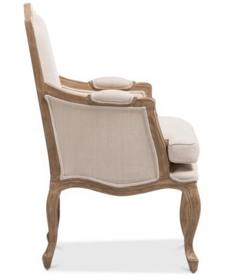 Kempler Wood Traditional French Accent Chair