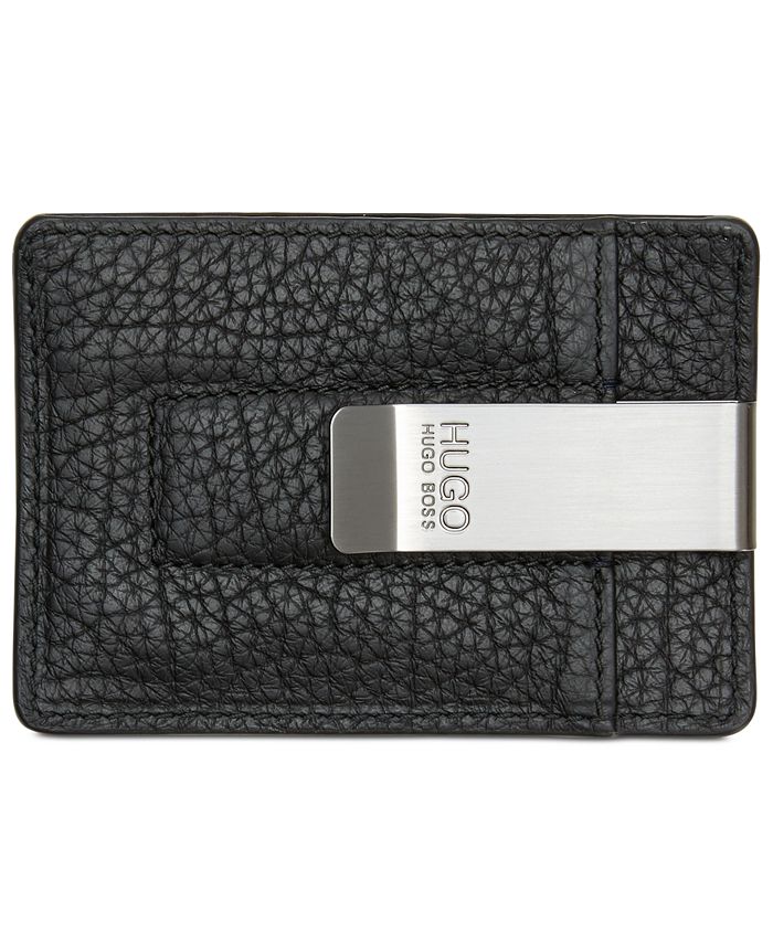 Hugo Boss Men's Victorian Leather Money Clip Card Case Macy's