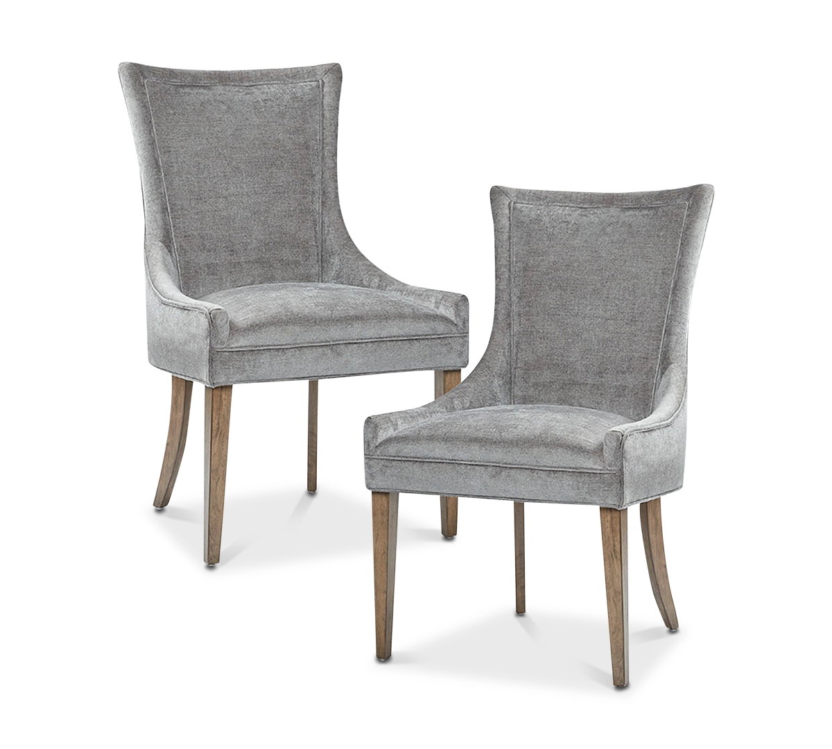 Madison Park Signature Ultra Dining Side Chair, Set Of 2 In Dark Gray