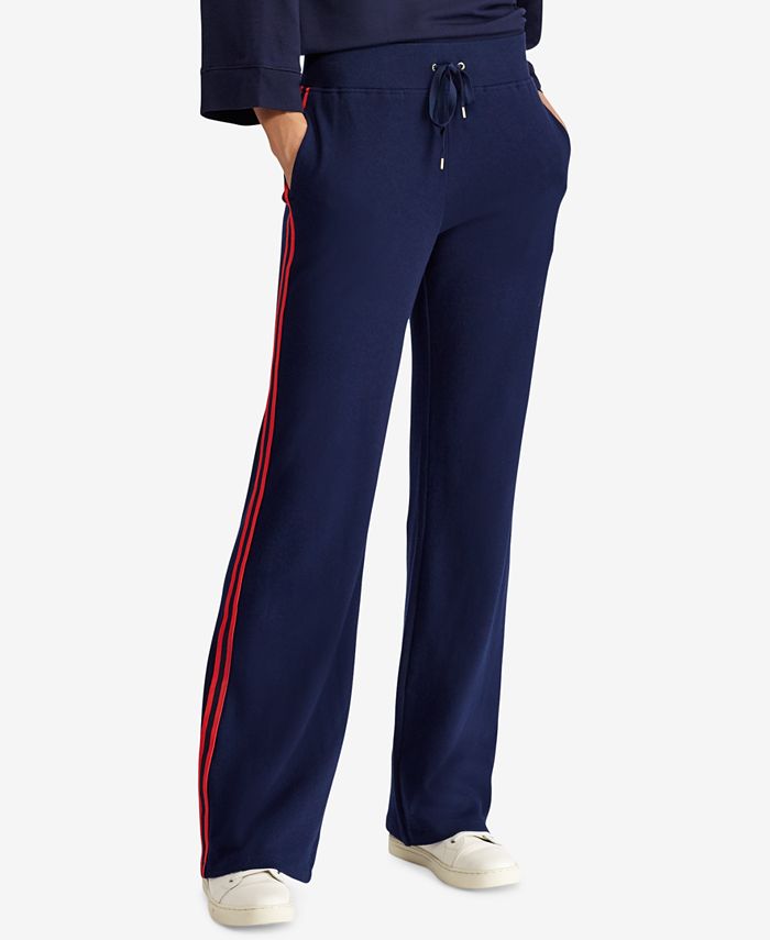 Lauren Ralph Lauren Striped Cotton Track Pants Macy's
