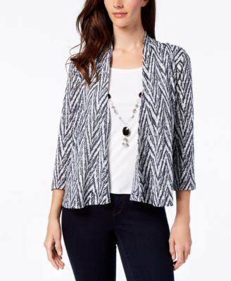 Alfred Dunner - Layered Two-Piece Necklace Top