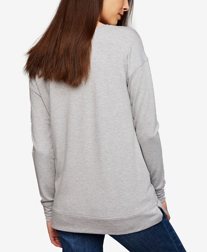 A Pea in the Pod Maternity French Terry Graphic Sweatshirt - Macy's