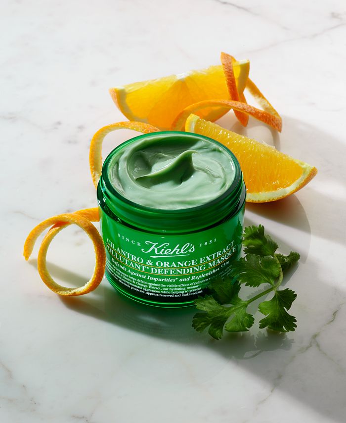 Kiehl's Since 1851 Cilantro & Orange Extract Pollutant Defending Masque