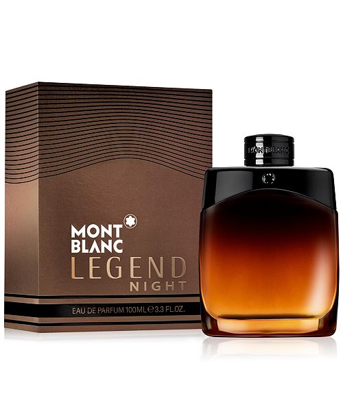 Mont Blanc Montblanc Mens Legend Night Eau De Parfum Spray 33 Oz