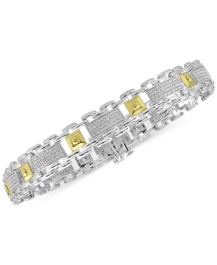 Mens diamond store bracelet macys