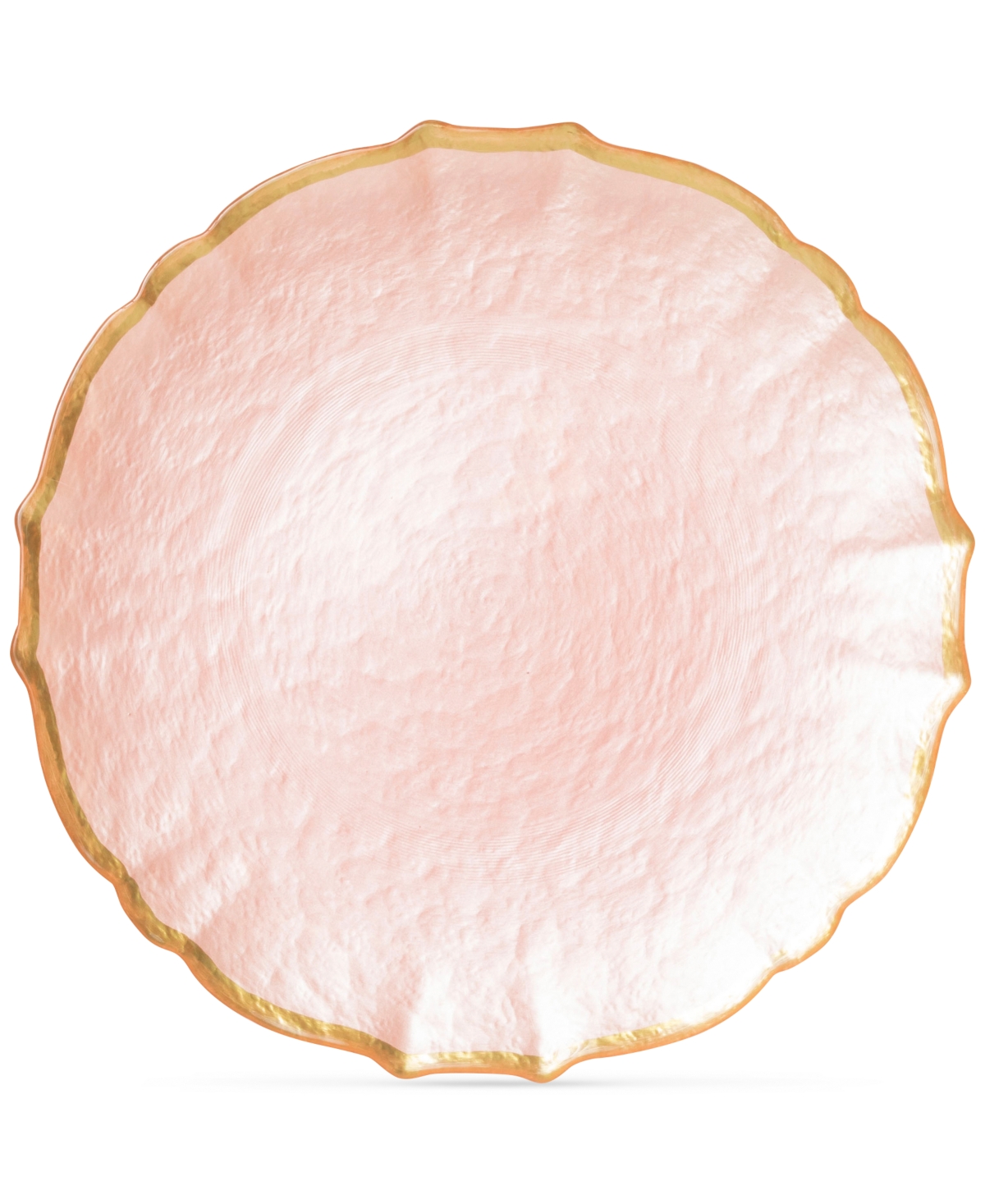 Pastel Glass Collection Service Plate/Charger - Cobalt