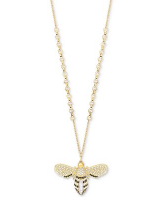 Swarovski - Gold-Tone Crystal Bee 33-1/2" Pendant Necklace