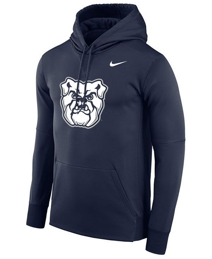 Nike Men's Butler Bulldogs Therma Logo Hoodie - Macy's