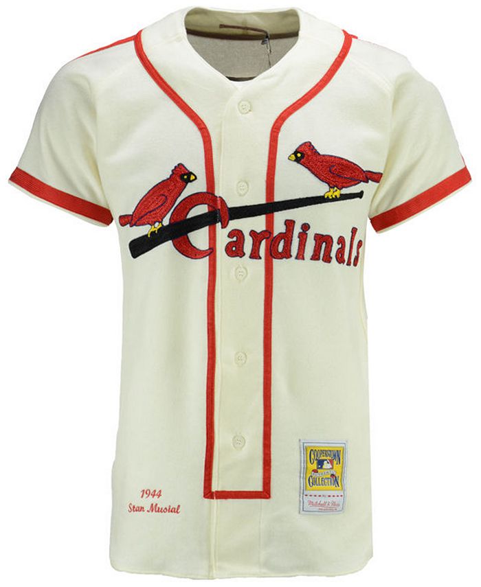 Mitchell & Ness Men's Stan Musial St. Louis Cardinals Authentic Jersey -  Macy's