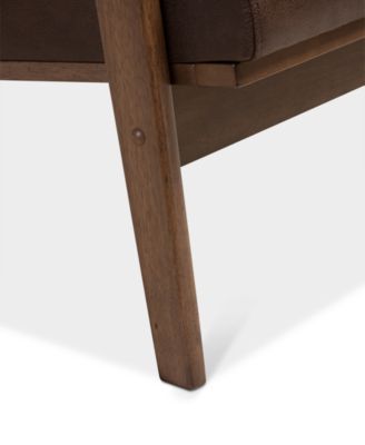 Wynona Faux Leather Loveseat