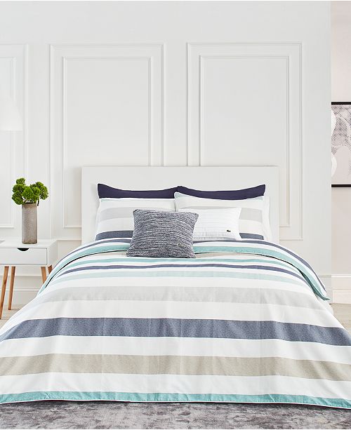 Lacoste Home Lacoste Bailleul Bedding Collection 100 Cotton