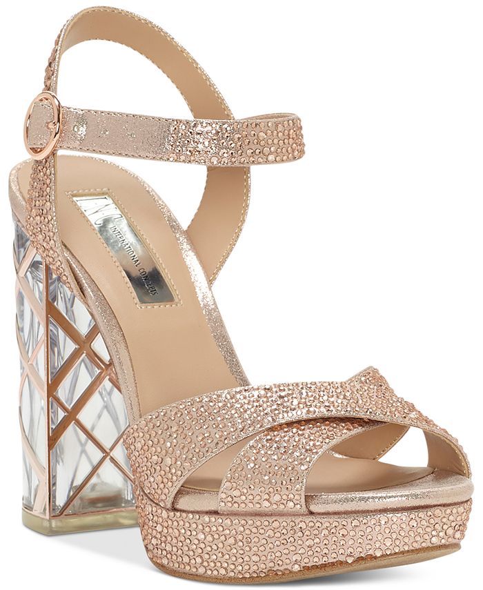 Rose gold heels macy's hot sale