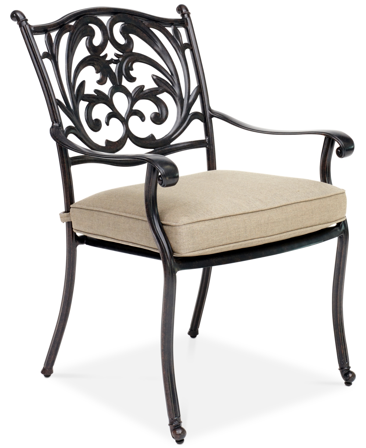 Agio Closeout! Chateau Aluminum Outdoor Dining Chair With Outdoor