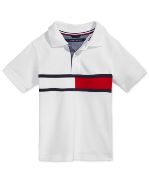 Tommy Hilfiger Baby Boys Flag Polo Shirt In White