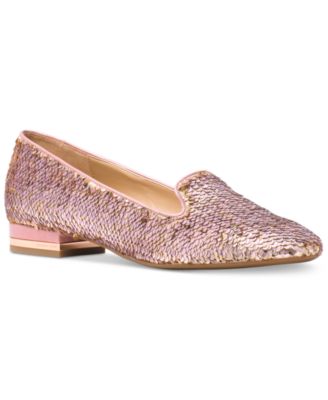 michael kors pink loafers