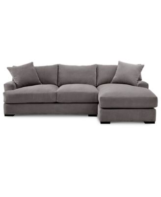 Rhyder 2-Pc. Fabric Sectional Sofa with Chaise, Created for Macy's