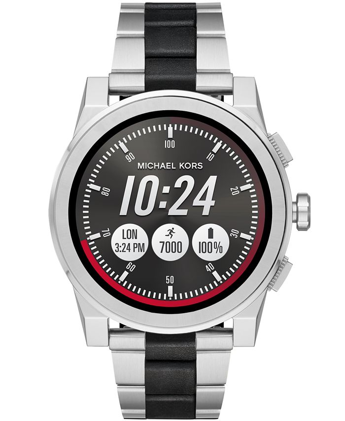 michael kors men's ionic plated grayson smart watch