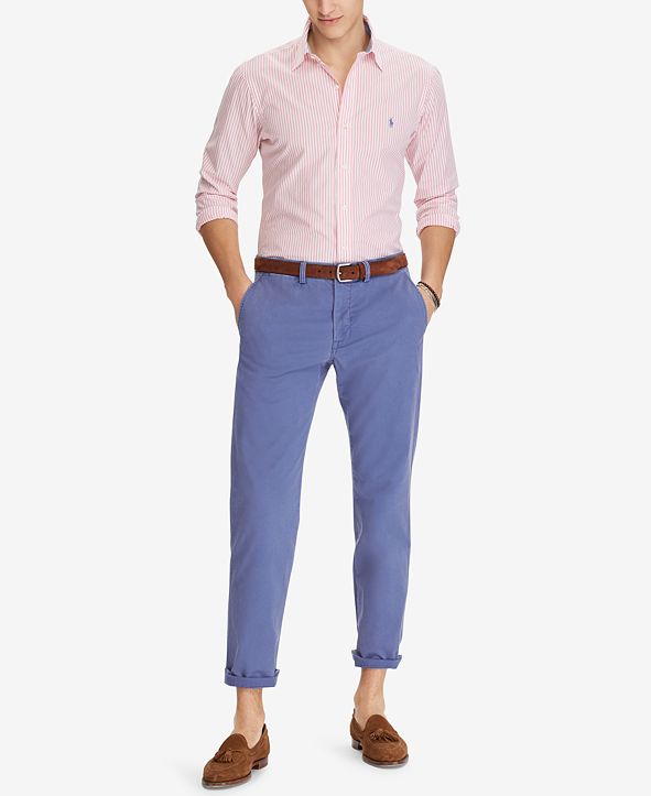 yellow polo chino pants