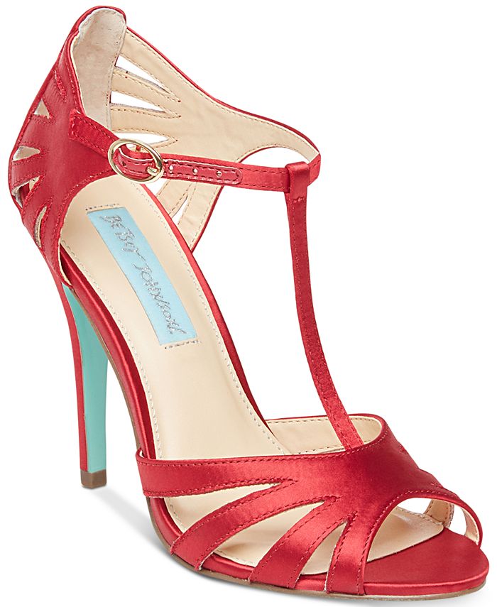 Blue by Betsey Johnson Tee Evening Sandals - Macy's