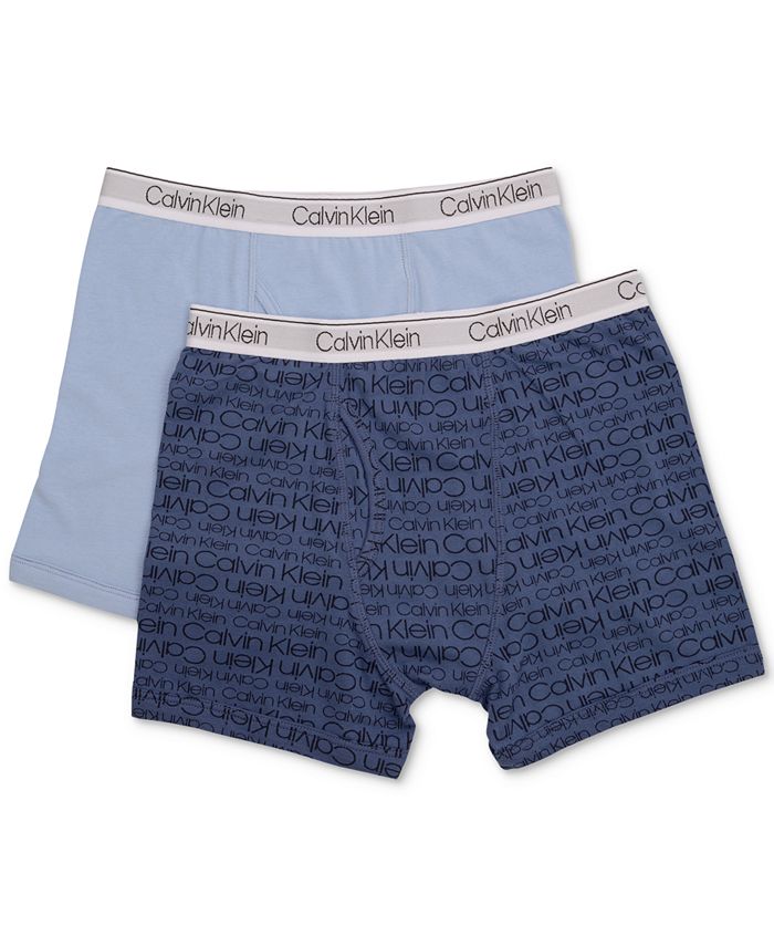 Indica Regenachtig Jolly Calvin Klein 2-Pk. Cotton Boxer Briefs, Little & Big Boys & Reviews -  Underwear & Socks - Kids - Macy's