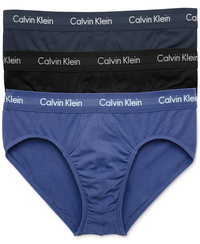 Calvin Klein Men's Cotton Stretch Hip Briefs 3-Pack NU2661 & Reviews -  Underwear & Socks - Men - Macy's