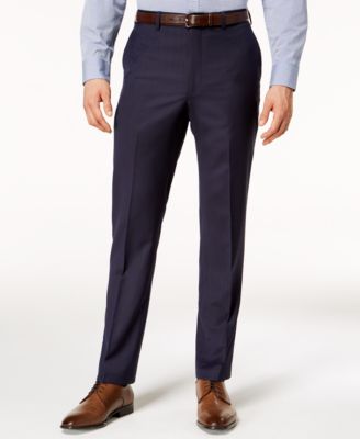 macy's navy blue dress pants