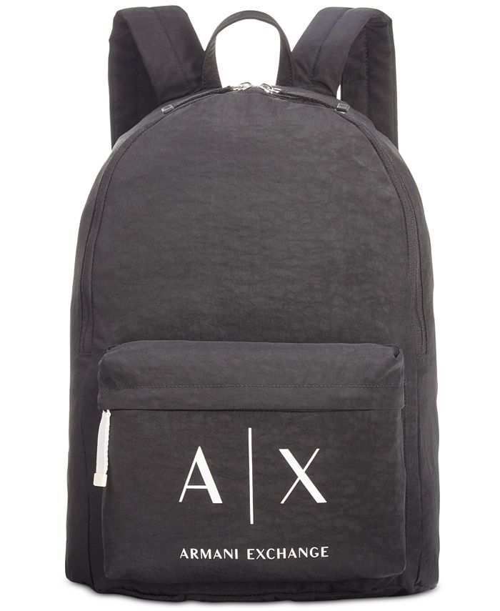Armani Exchange Men's Logo Backpack - Macy's