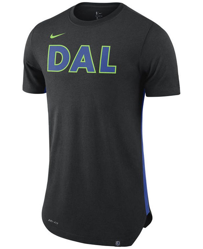 Nike Men's Dallas Mavericks Alternate Hem Short Sleeve T-Shirt - Macy's