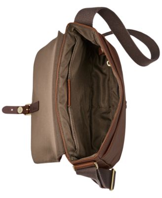 Fossil Men's Buckner Leather City Bag