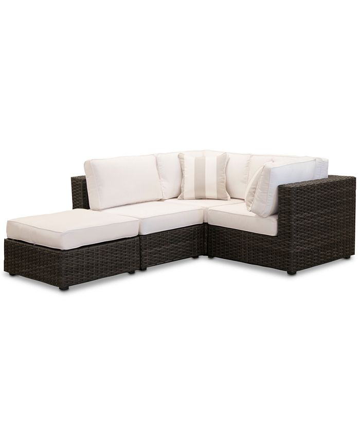 Furniture Viewport Outdoor 4Pc. Modular Seating Set (2 Corner Units, 1