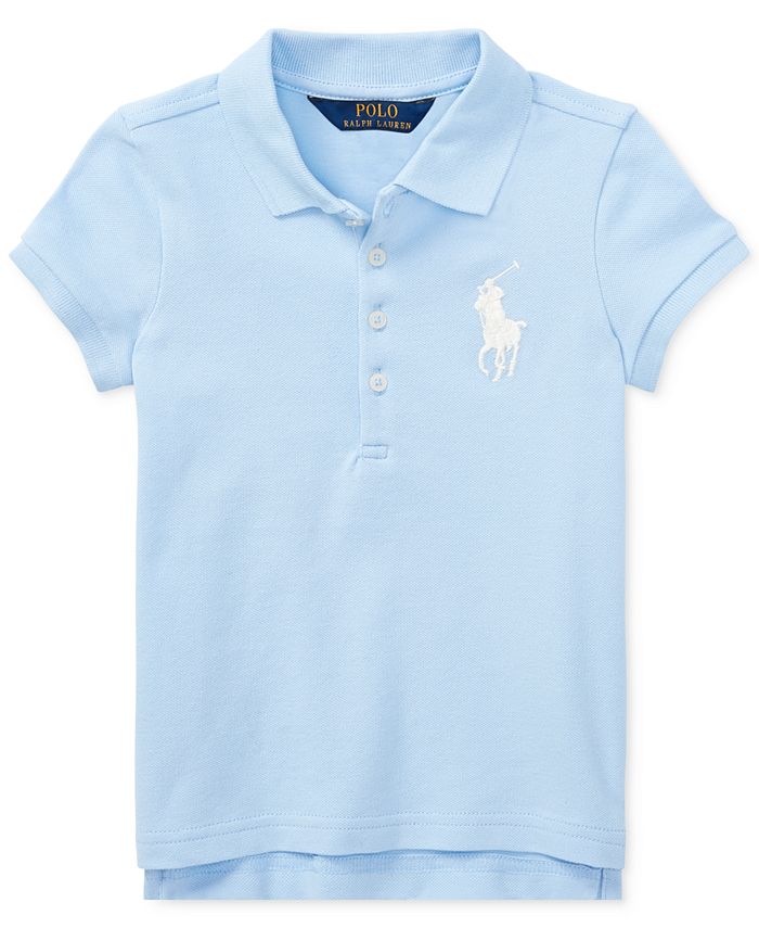 Polo Ralph Lauren Embroidered Polo, Little Girls - Macy's